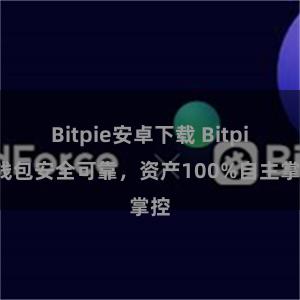 Bitpie安卓下载 Bitpie钱包安全可靠，资产100%自主掌控