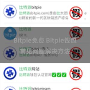 Bitpie免费 Bitpie钱包常见问题解决方法