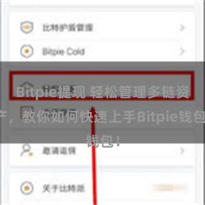 Bitpie提现 轻松管理多链资产，教你如何快速上手Bitpie钱包！