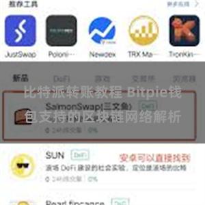 比特派转账教程 Bitpie钱包支持的区块链网络解析