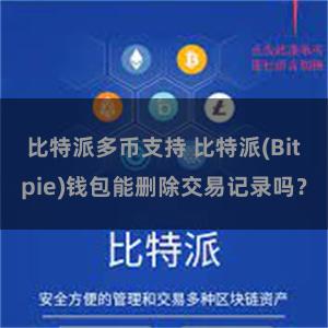 比特派多币支持 比特派(Bitpie)钱包能删除交易记录吗？