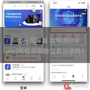 Bitpie国际版 比特派(Bitpie)钱包能删除交易记录吗？