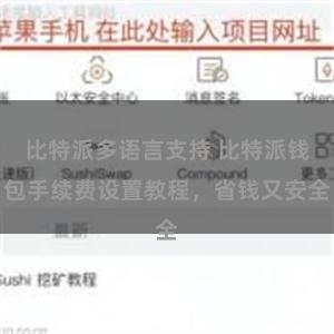 比特派多语言支持 比特派钱包手续费设置教程，省钱又安全